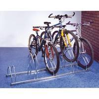 cycle rack for 5 cycles zinc plated grey 320077