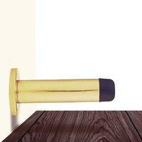 Cylinder Pattern Wall Mounted Door Stop with Rose Fixing