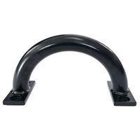 CYCLE SECURITY HOOP - BOLT TO WALL ARMOURED SHEEN