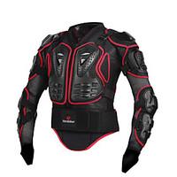 Cycling Jacket Bike Jacket Wearable Protective Nylon PVC LYCRA Canvas Sports Motobike/Motorbike Black Red