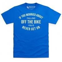 cycling off the bike 2 t shirt
