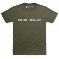 cycling addicted to crank t shirt