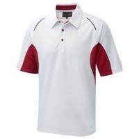 cypress point contrast polo shirt whitered