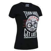 Cycology Woman\'s Train Hard, Get Lucky T-Shirt T-shirts