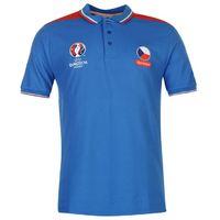 Czech Republic UEFA Euro 2016 Polo Shirt (Blue)