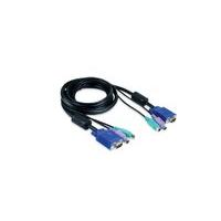 D-Link DKVM-CB Cable Kit PS/2 Keyboard Cable PS/2 Mouse Cable & Monitor Cable