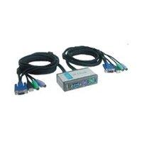 d link dkvm 2k port kvm switch with built in cables desktop