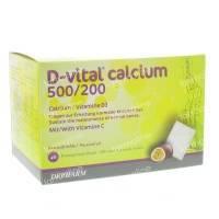 D Vital Calcium 500/200 Passion Fruit 40 St Bags