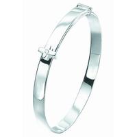 D for Diamond B775 Cross Diamond Bangle