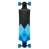 D-Street Geo Drop Down Longboard - Blue 40\"