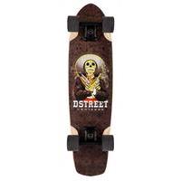 D-Street Mehico Bandito Complete Cruiser Skateboard - Brown 28\
