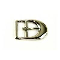 d shape metal buckle fastener silver