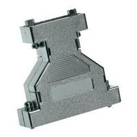 D-SUB adapter housing Number of pins: 9, 15 Plastic, metallised 180 ° Silver Provertha 670915M 1 pc(s)