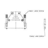 D-SUB housing Number of pins: 9 Plastic, metallised 180 ° Silver MH Connectors 2801-0106-01 1 pc(s)