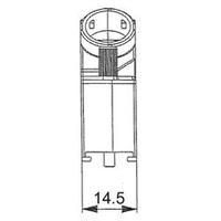 D-SUB housing Number of pins: 15 Metal 45 ° Silver ASSMANN WSW AMET-15 RS-45 1 pc(s)