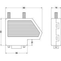 D-SUB plug 180 ° Number of pins: 9 Screws Phoenix Contact SUBCON-PLUS M1 1 pc(s)