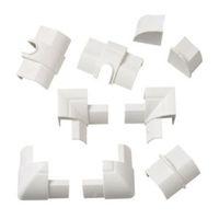 D-Line ABS Plastic White Value Pack (W)22mm Pack of 9