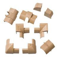 D-Line ABS Plastic Wood-Effect Value Pack (W)22mm Pack of 9