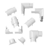 D-Line ABS Plastic White Value Pack (W)30mm Pack of 13