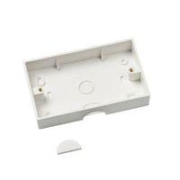D-Line ABS Plastic White Socket Box (W)145mm Pack of 1
