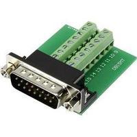 d sub plug 90 number of pins 15 screws conrad components dsub15m 16tb  ...