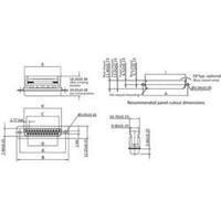 D-SUB receptacles 90 &Acirc;&deg; Number...
