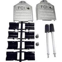 d sub housing number of pins 25 diecast zinc 180 silver fci d sub 1 pc ...