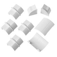 D-Line ABS Plastic White Conduit Fitting (W)22mm Pack of 1