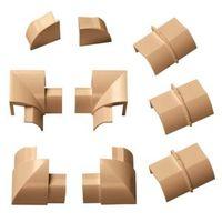 d line abs plastic wood effect trunking accessories w30mm pieces of 9