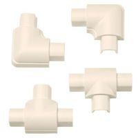 D-Line ABS Plastic Magnolia Micro Trunking Accessories (W)16mm Pieces Of 4