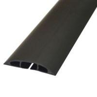 D-Line Black PVC Floor Cable Cover