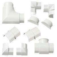 D-Line ABS Plastic White Trunking Accessories (W)40mm Pieces Of 10