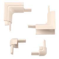 D-Line ABS Plastic Magnolia Mini Trunking Accessories (W)30mm Pieces Of 4