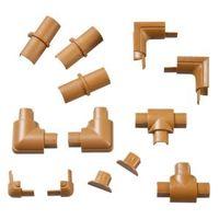 d line abs plastic wood effect trunking accessories w16mm pieces of 13