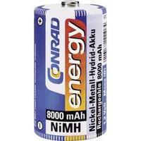 d battery rechargeable nimh conrad energy hr20 8000 mah 12 v 1 pcs