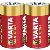 D battery Alkali-manganese Varta Max Tech Mono 1.5 V 2 pc(s)