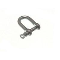 d shackle u lock and pin wire rope fastener 4mm 532 inch bzp pack of 1 ...