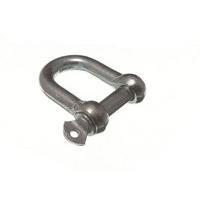 D Shackle U Lock and Pin Wire Rope Fastener 12MM 1/2 Inch Bzp ( pack of 100 )