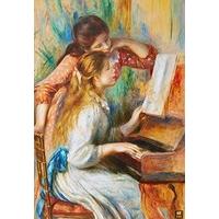 D-Toys Pierre Auguste Renoir Girls at the Piano Jigsaw Puzzle (1000 Pieces)