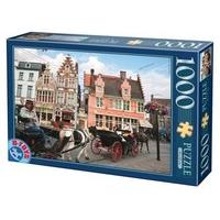 D-Toys Gent Belgium Landscapes Horse and Carriage Jigsaw Puzzle (1000 Pieces)