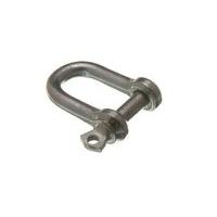 D Shackle U Lock and Pin Wire Rope Fastener 5MM 3/16 Inch Bzp ( pack of 40 )