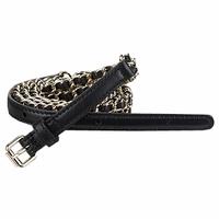 D G CHAINE women\'s Belt in black