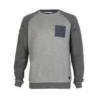 d code orion grey crew neck sweatshirt