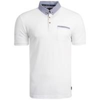 d code recorder white polo shirt