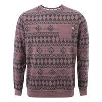 D-Code Jude crew neck sweatshirt in Plum Marl