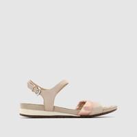 d formosa c metallic strap leather sandals