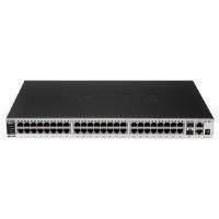 D-Link DES-3552 48-Port Fast Ethernet Layer 2+ Managed Switch with 2 Gigabit Ports and 2 Combo 10/100/1000BASE-T/SFP Gigabit UplinksC2G 1m Cat5E 350MH