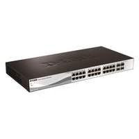 D-Link 24x10/100/1G PoE Switch with 4 x 4xRJ45/SFP Ports