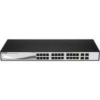 D-Link 24-port 10/100/1G Smart Switch +4 RJ45/SFP