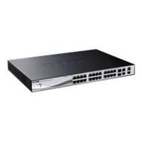 D-Link 24-Port 10/100 Smart III PoE Switch 1000BASE/SFP + 2 Gigabit